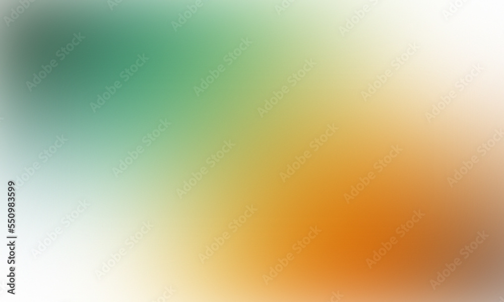 Orange and Green Gradient Background Illustration