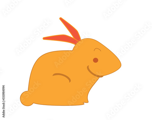 Rabbit character cartoon icon creative graphic design easter egg bunny small little and chinese new year zodiac culture asia hongkong thailand taiwan country nation celebration 2023 time calendar