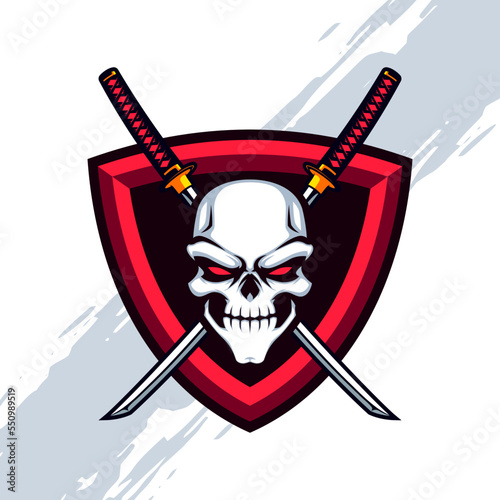 Skull Ghost Assassins Mascot