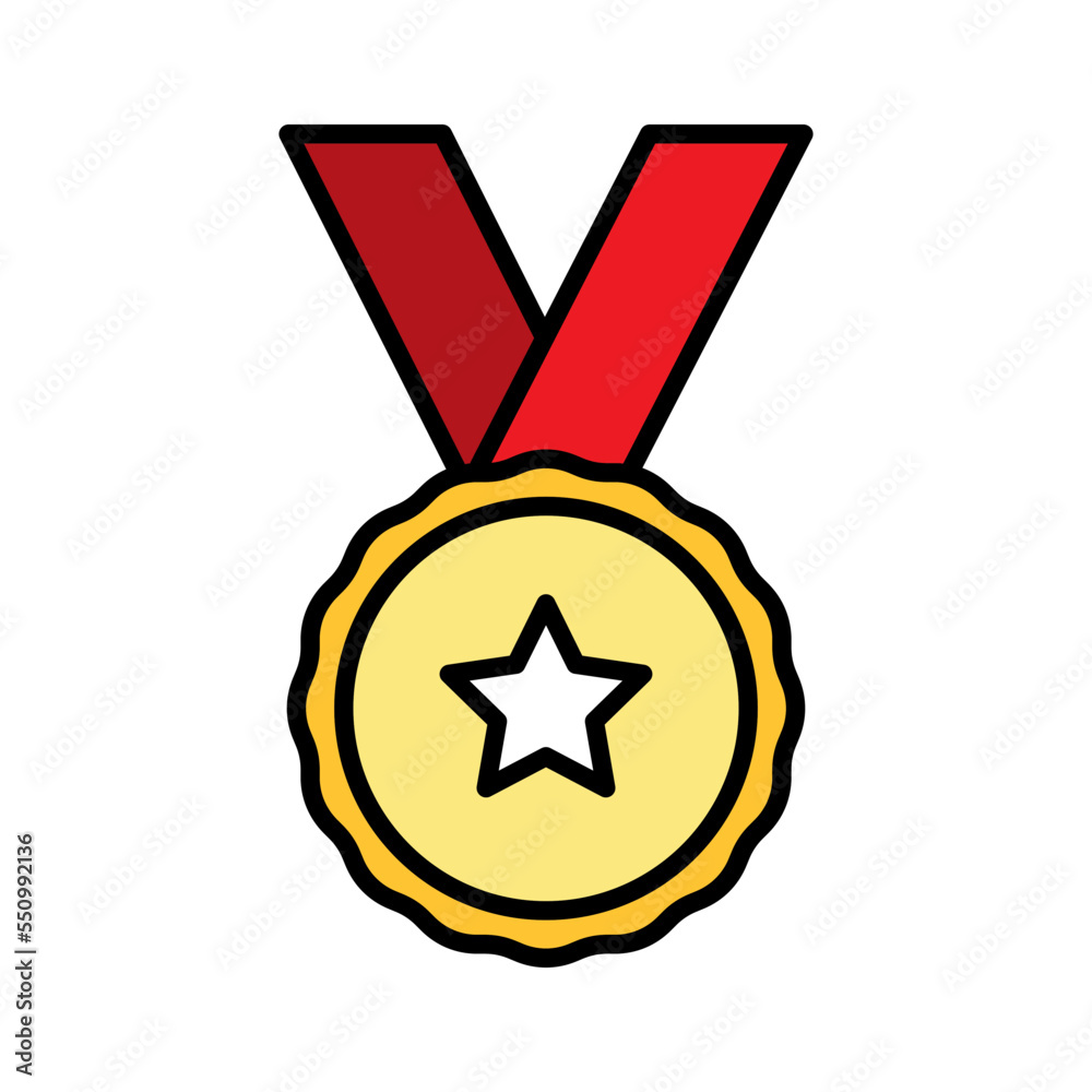 Medal icon vector symbol design templates Medal icon vector symbol design templates