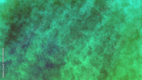 Abstract strange green cloud background