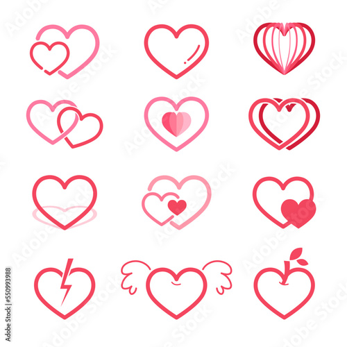 heart and love icon