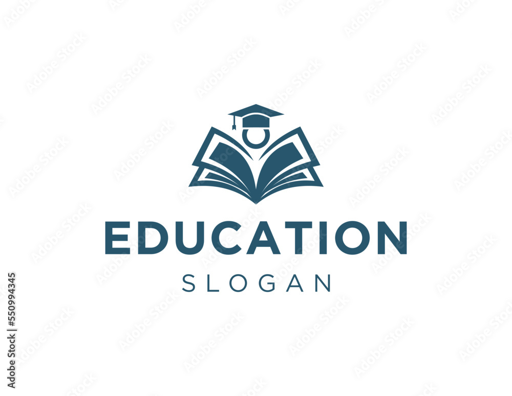 Logo about Education on a white background. created using the CorelDraw application.