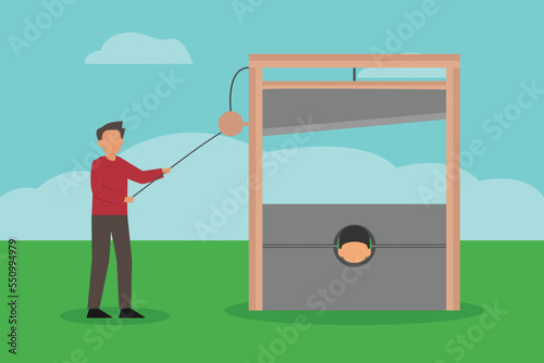 Male prisoner getting death penalty