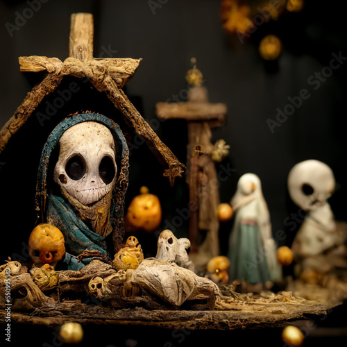 Fotobehang nativity by sergionicr