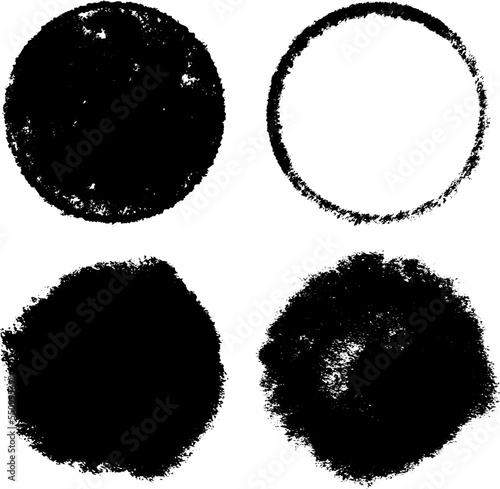 丸いシェイプのベクター素材