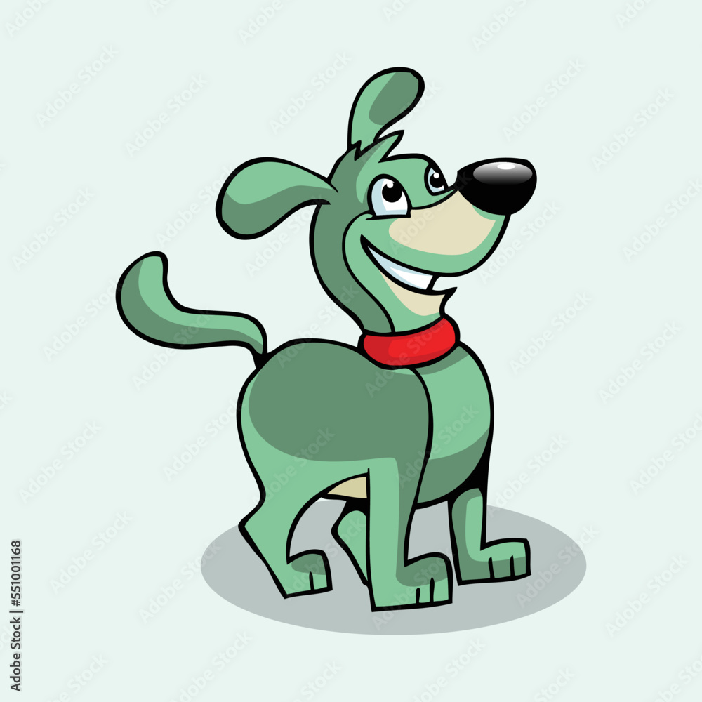 realistic animal cartoon character vector pro illustration Stock Vector