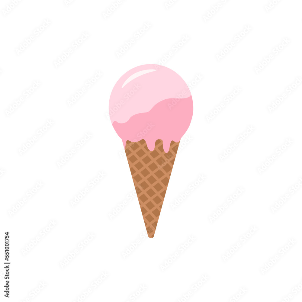Ice cream cone vector icon for apps and websites. illustration of cone. Perfect for coloring book, textiles, icon, web, painting, children's books, t-shirt print. Ice cream cone vector icon for apps and websites. illustration of cone. Perfect for coloring book, textiles, icon, web, painting, children's books, t-shirt print.