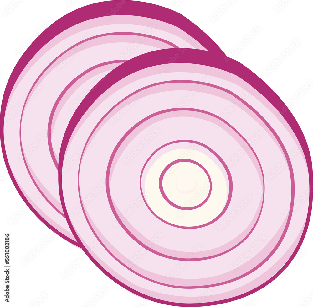 Red Onions and Yellow Onions illustration element Red Onions and Yellow Onions illustration element