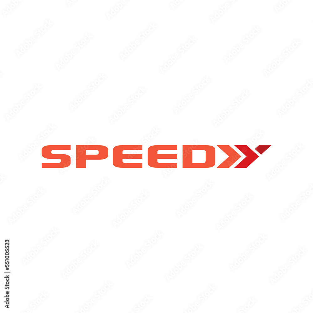 Speedy logo deisn red color Speedy logo deisn red color