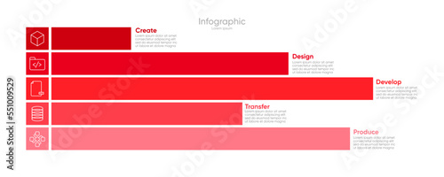 Modern infographic template design, business infographics