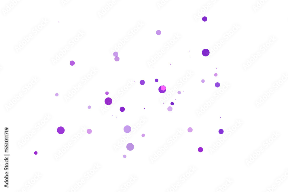 Polka dots confetti background. Birthday graphics. violet magenta round elements scatter flying. Splash of polka dot elements. Banner, poster, flyer cool background. Polka dots confetti background. Birthday graphics. violet magenta round elements scatter flying. Splash of polka dot elements. Banner, poster, flyer cool background.