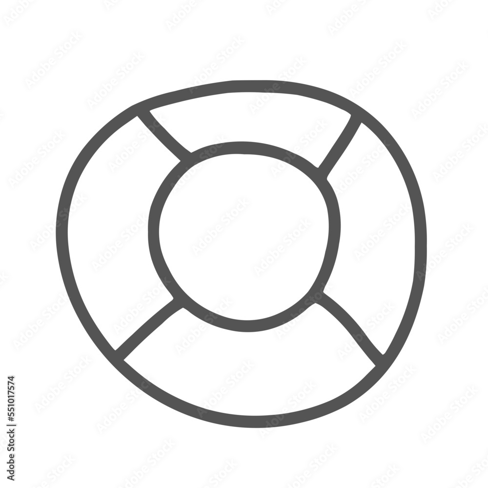 Travel Set outline swimming ring Travel Set outline swimming ring