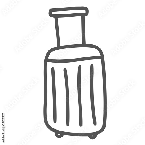 Travel Set outline travel bag luggage