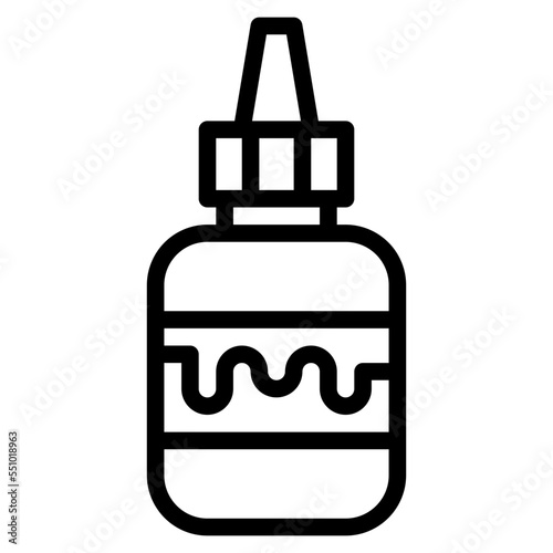 glue fix tool liquid icon