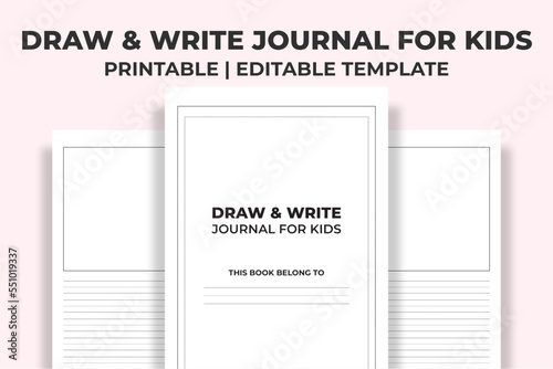 Draw & Write Journal for Kids