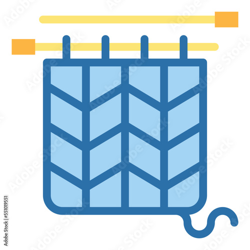 crafts knitting yarn hobby icon
