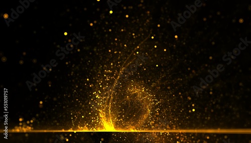 golden sparkle burst energy sparke glitter background