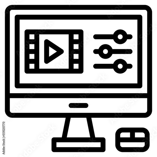 editing video tool hobby icon