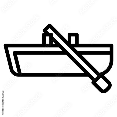 rowboat vehicle transport transportation icon