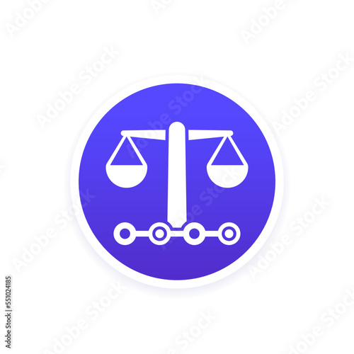 legal case progress icon for web