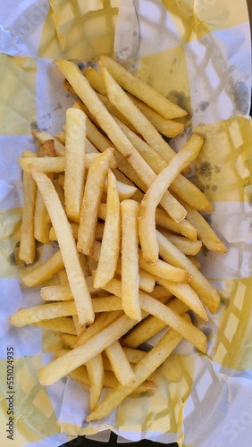 french fries on a plate