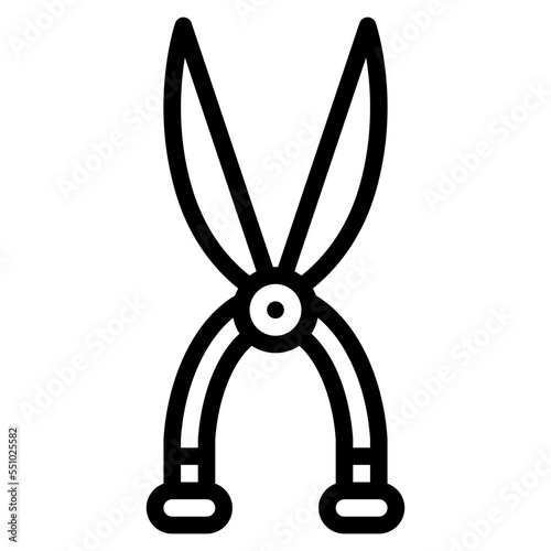 clippers tool farming gardening icon