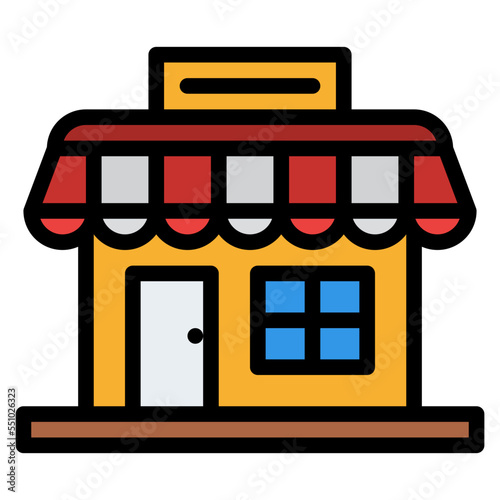 shop store building mart icon