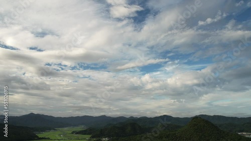Wallpaper Mural 山陰海岸国立公園久美浜　流れる雲　ドローンタイムラプス撮影 Torontodigital.ca