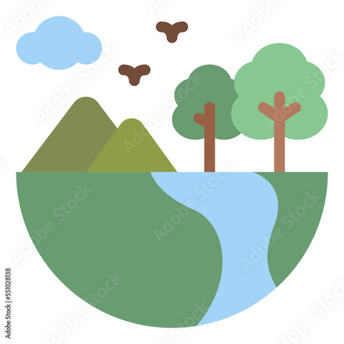 environment nature ecology earth icon