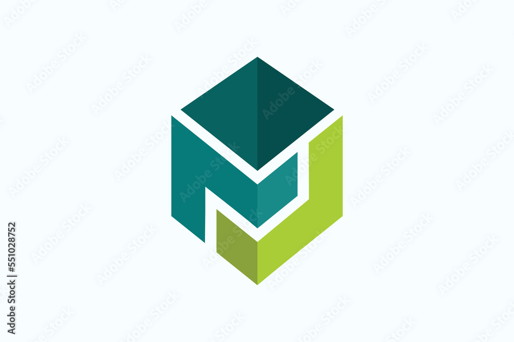 Letter M Box Logo Minimalis and simple Letter M Box Logo Minimalis and simple