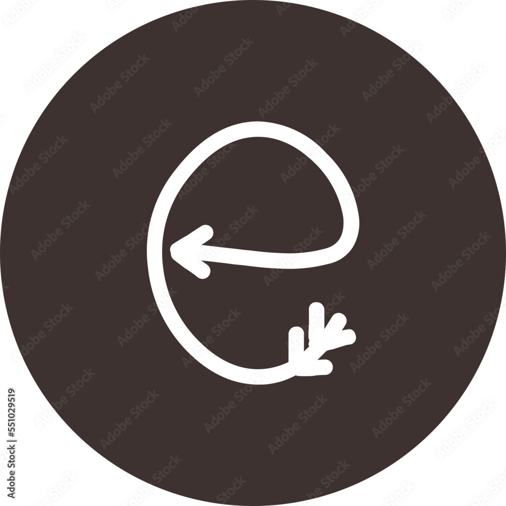 Arrow direction alphabet flat e Lowercase letters Arrow direction alphabet flat e Lowercase letters