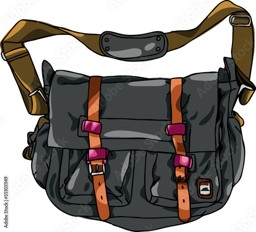shoulder bag for man and adventure or school and working 