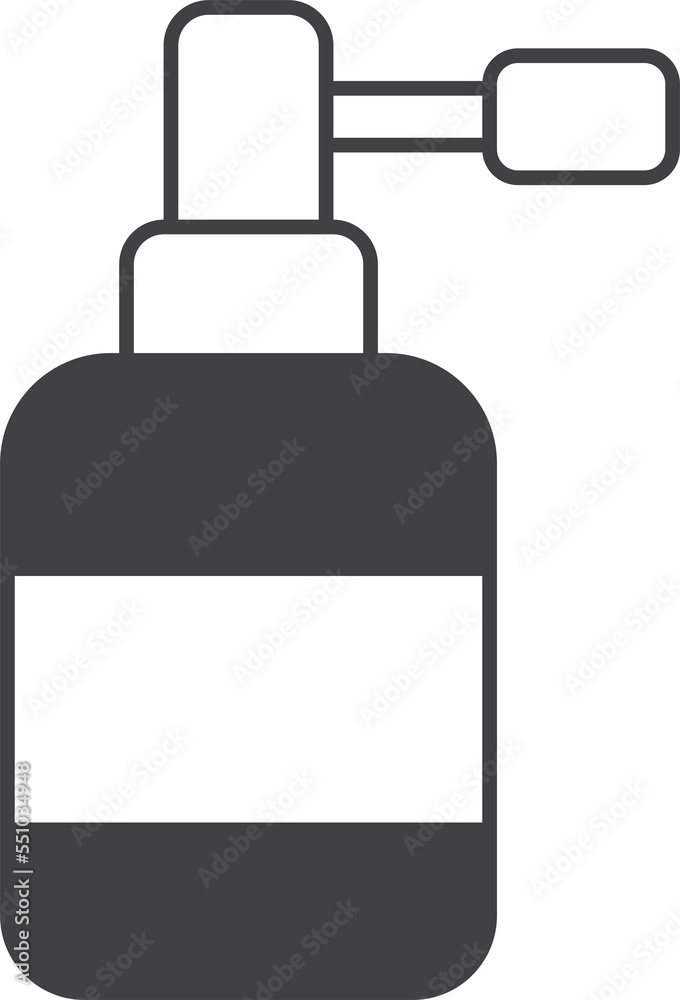 spray bottle illustration in minimal style spray bottle illustration in minimal style