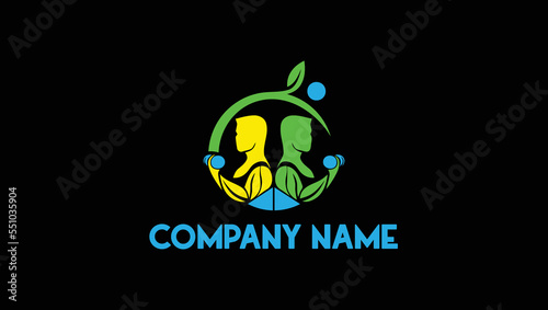 Natural Gym Body Builders Logo