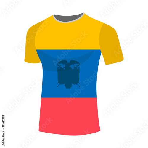 Illustration jersy flag world football in qatar 2022 photo