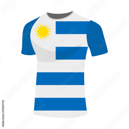 Illustration jersy flag world football in qatar 2022