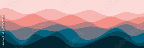 color gradient liquid wave pattern vector illustration good for background, wallpaper, backdrop, graphic resource, design template and web banner