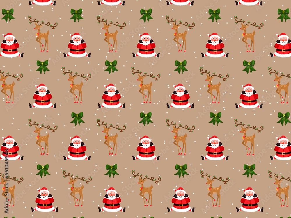Christmas Cartoon theme Pattern Digital Paper Christmas Cartoon theme Pattern Digital Paper