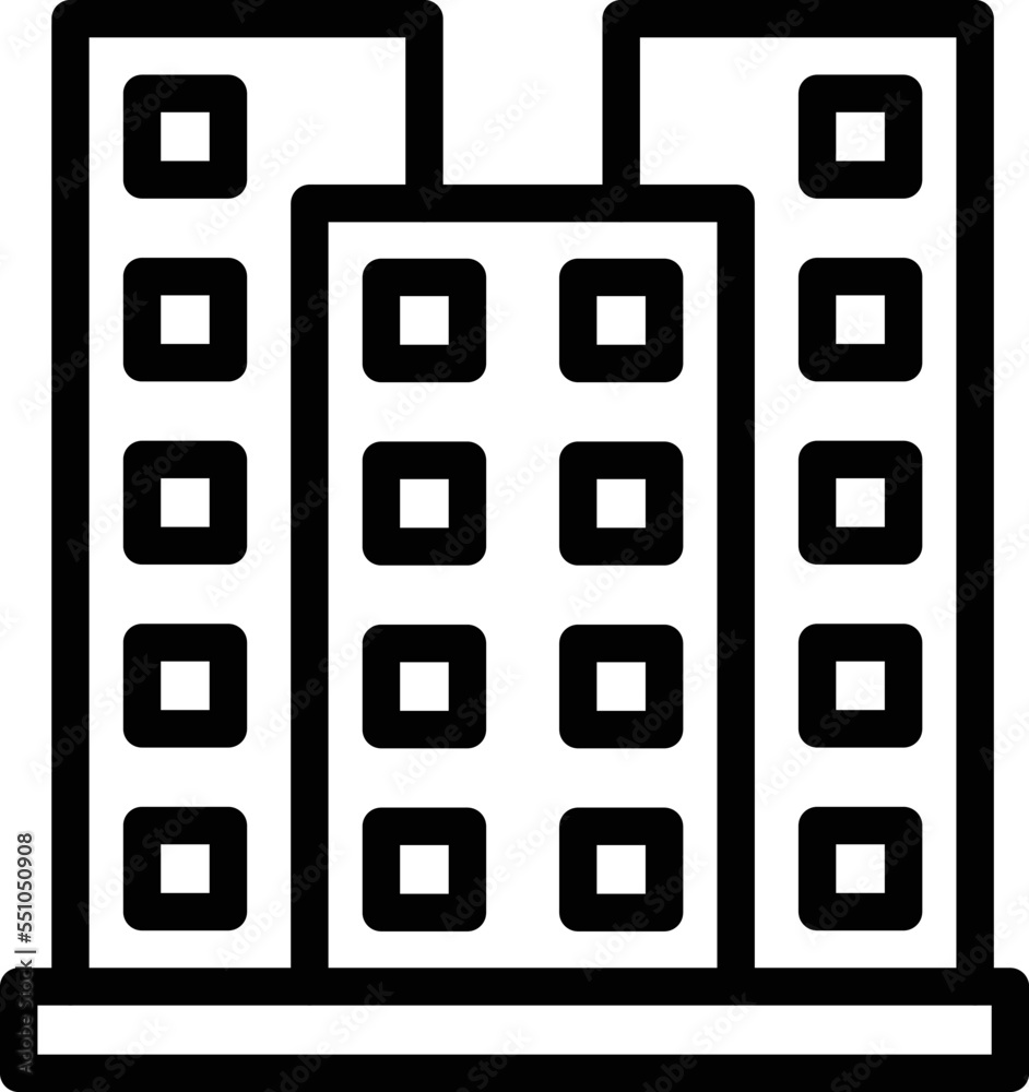 Skycraper Vector Icon Design Illustration Skycraper Vector Icon Design Illustration