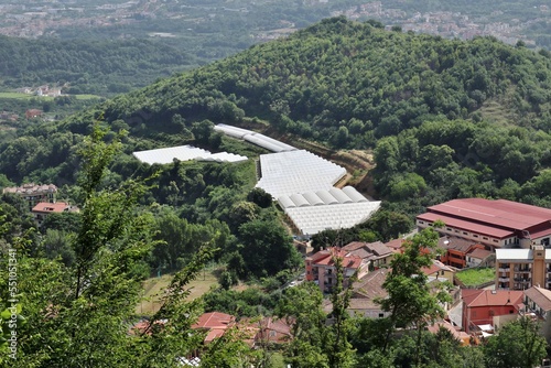 Bilde på lerret Pellezzano - Scorcio di serre dall'Eremo dello Spirito Santo