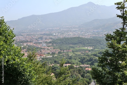 Pellezzano - Scorcio panoramico dal giardino dell'Eremo dello Spirito Santo photo