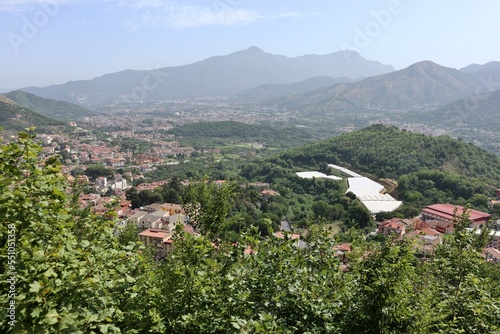 Pellezzano - Scorcio panoramico del borgo di Capriglia dall'Eremo dello Spirito Santo photo