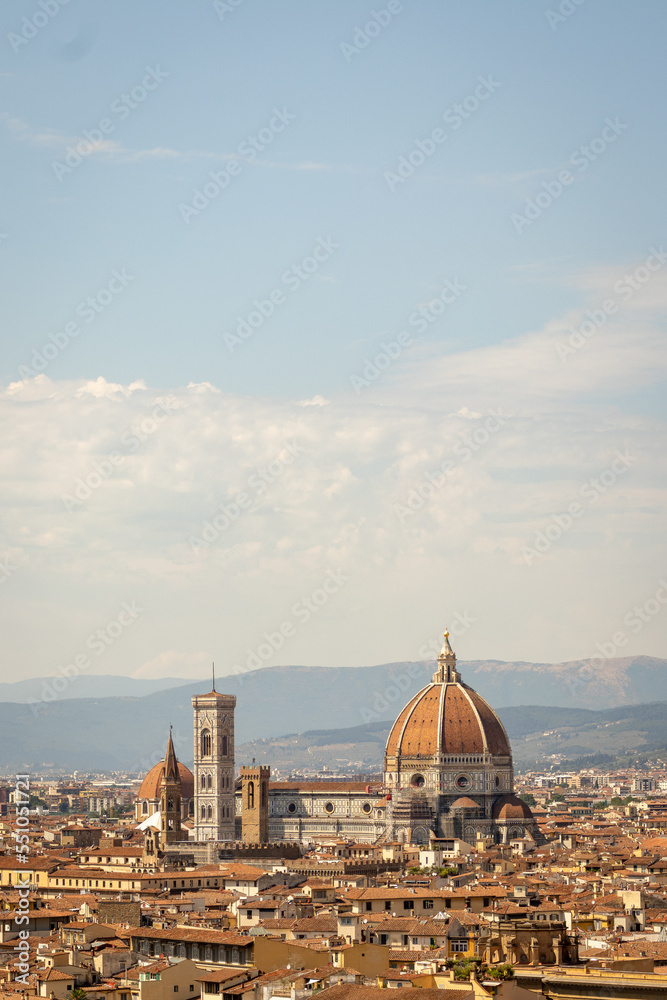 Vista panoramica su Firenze da piazzale Michelangelo 