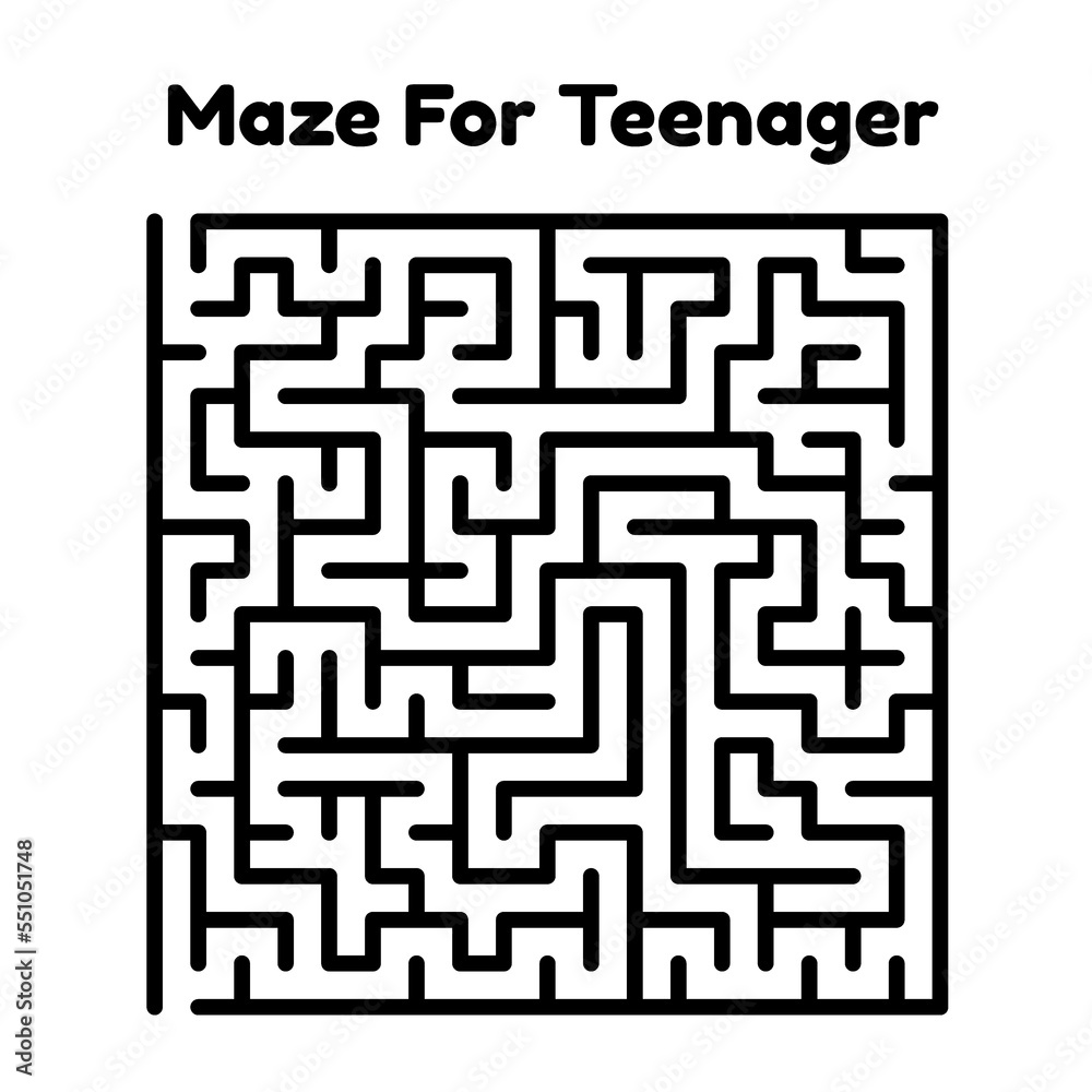 Maze Book Pages For Teenager's Maze Book Pages For Teenager's