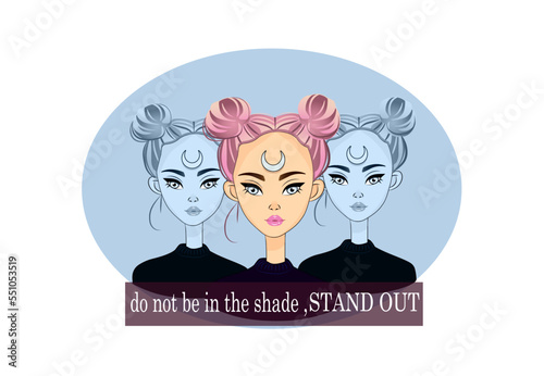 the girl who came  out of the shadows