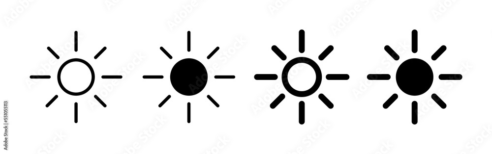 Vector day night switch. Mobile app interface design concept. Dark mode switch icon. Day and night mode gadget application. Light and dark icon. Vector line icon on white background Vector day night switch. Mobile app interface design concept. Dark mode switch icon. Day and night mode gadget application. Light and dark icon. Vector line icon on white background