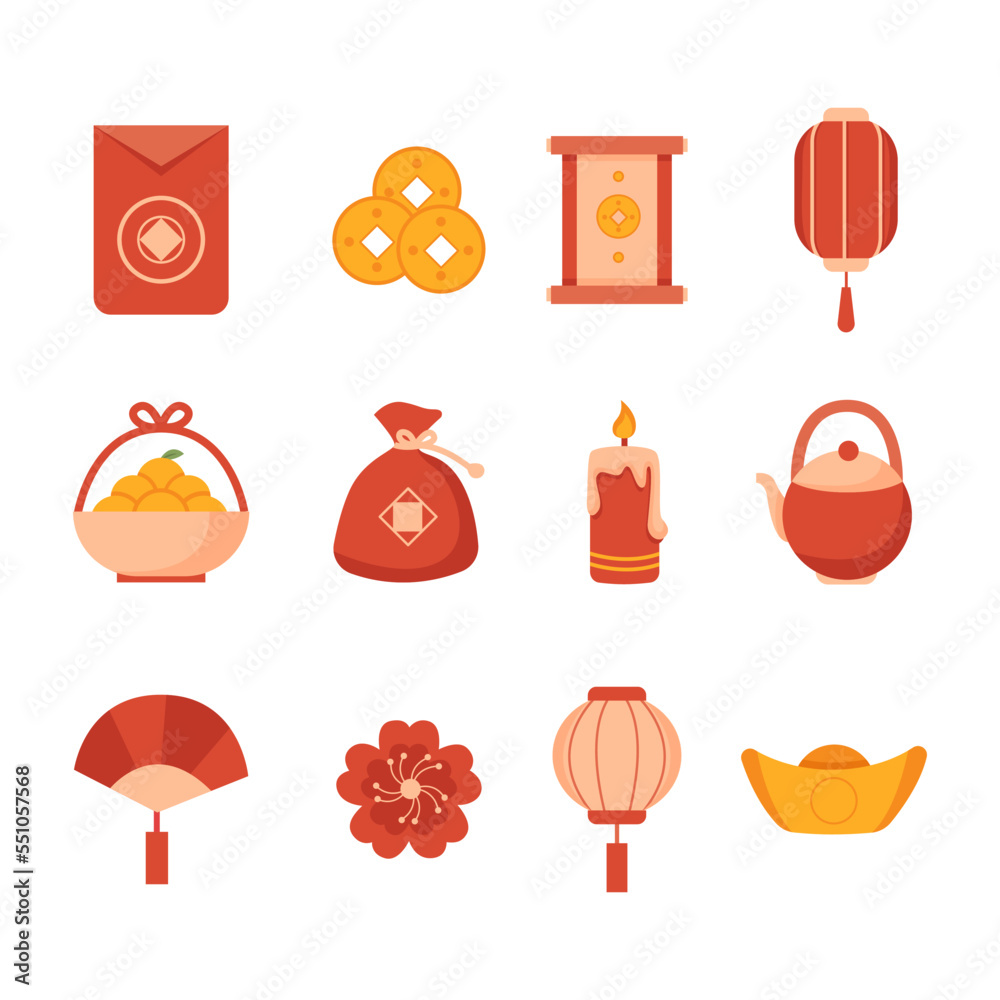 Chinese New Year Icon Set