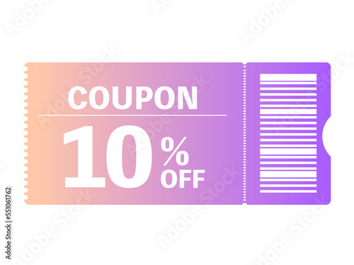 Illustration of a simple coupon