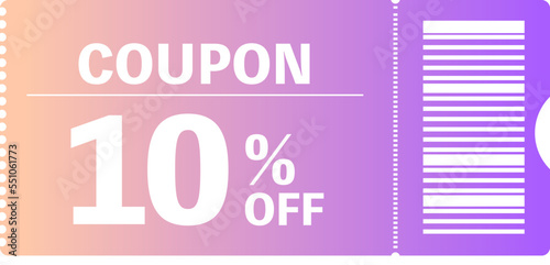 Illustration of a simple coupon